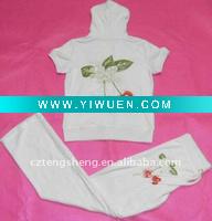Wholesale 2011 new style wholesale fashion women tracksuit 2116-white- S M L XL