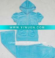 Wholesale 2011 new style wholesale fashion women tracksuit 2078-1-light blue- P S M L XL