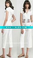 Wholesale 2011 new style wholesale fashion women tracksuit 2077 -whiteS M L XL