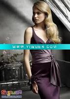 Wholesale Long silk noble evening dress