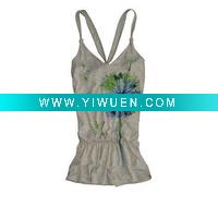 Wholesale Printed Flower Tank Tops For SUMMER