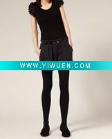 Wholesale Casual lady slim shirt black tees in fashion (TW0058T)
