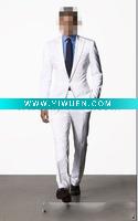 Wholesale Buttons Luxurious Fashion Suit White