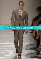 Wholesale Embellished Luxurious Fashion Suit Brown