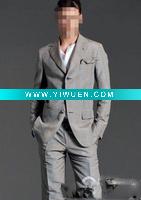 Wholesale Elegant Classics Fashion Suit Light Gray