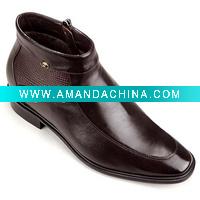 men's height increasing boots leather boots increasing 7.5cm 8B0802-1