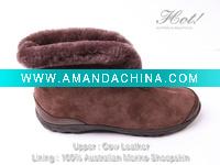 Wholesale Genuine sheepskin man boot