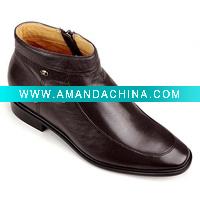 Wholesale men's height increasing boots leather boots increasing 7.5cm 8B0801-1
