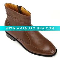 Wholesale men's height increasing boots leather boots increasing 7.5cm 8B0606