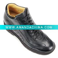 Wholesale height increasing shoes men's boots leather boots increasing 8cm 8B0316