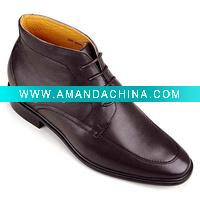 men's height increasing boots leather boots increasing 7.5cm 8B0803