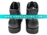 Popular casual flat leather boots men
