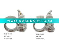 Wholesale Electroplating santa ceramic napkin ring