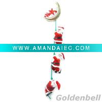 Wholesale 3&6'' xmas santa picking the moon