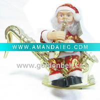 Wholesale 8'' santa claus playing sachs