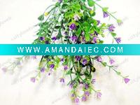 Artificial flower/artificial plant--Plastic Artificial Plant-purple/green