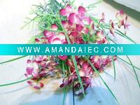 Artificial flower/artificial plant--Artificial Plastic Flower--pink/red