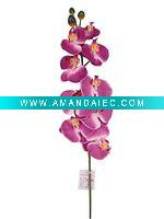 artificial flower purple orchid