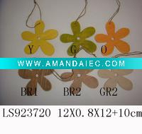 Wholesale wood flower hang garland, hanging hanger hang, craft decoration decorative home spring summer ornament for easter