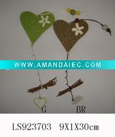 Wholesale wood wooden garland, hanging hanger hang, craft decoration decorative home spring summer ornament for easter