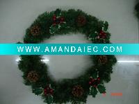 Wholesale Christmas Wreath with pine cone