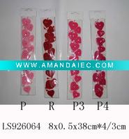 Wholesale felt red heart garland garland, hanging hanger hang, non-woven nonwoven craft decoration decorative home spring