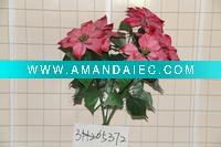 Wholesale Artificial Christmas Flower-Red