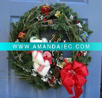 Wholesale BOYDS TEDDY BEAR CHRISTMAS WREATH