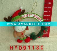 Wholesale CHRISTMAS DECORATION--Reindeer wreath