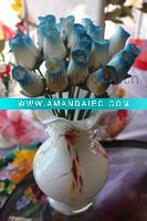 Wholesale HOT!!!Partly Cloudy Closed Wooden Rose