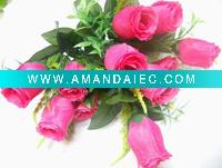 Wholesale Artificial flower/artificial plant--Artificial red rose