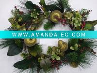 Wholesale Artifical flower Wreath/Berry Wreath