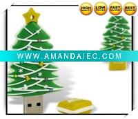 Wholesale rubber OEM usb christmas tree