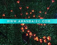 Wholesale led solar outdoor christmas tree light with cherry blossom