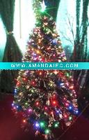 Wholesale LED Optic fiber chrismtas tree with top star