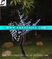 Wholesale Color Waterproof Blue cherry blossom tree 1m