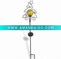 Wholesale Christmas-themed Solar Light Made of Plastic