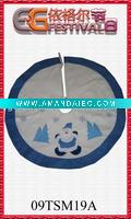 Wholesale XMAS TREE SKIRT W/EMBROIDER SANTA 09TSM19A