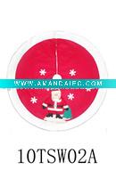 Wholesale XMAS TREE SKIRT W/EMBROIDER SANTA 10TSW02A