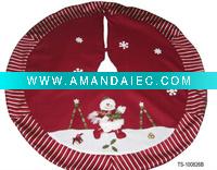 Wholesale christmas tree skirts red