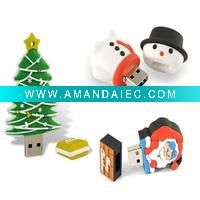 Wholesale NEW!!Christmas Usb flash memory