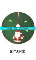 Wholesale XMAS TREE SKIRT W/EMBROIDER SANTA 10TSH01
