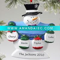 Wholesale Personalization Christmas Ornaments with shiny finish