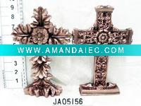 Wholesale polyresin religious jesus cross ornaments