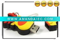 Wholesale rubber OEM usb christmas