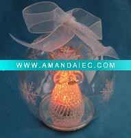 Wholesale Christmas ornament LED lighting ball-angel