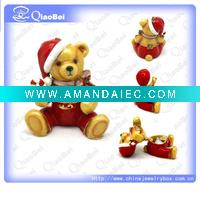Wholesale Lovely Bear Metal Pewter ornaments box