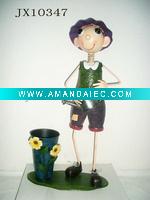 Wholesale garden boy with pot