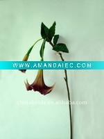 Wholesale hand made PU artificial flower Datura