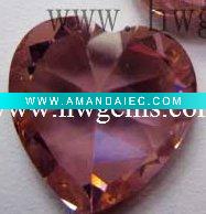Wholesale Jewelry Glass bead heart shape 3177